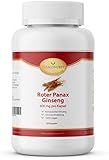 Roter Panax Ginseng Extrakt - Echter koreanischer Ginseng (120 Kapseln) - Laborgeprft und Vegan - Ginseng Kapseln von VITACONCEPT