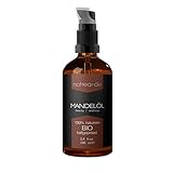 Natrea Mandell | kaltgepresst fr Gesicht - und Krperpflege 100% reines BIO-l in 100 ml Apothekerflasche mit Pumpaufsatz