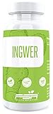Ingwer 90 Kapseln, 500 mg pro Kapsel, Vergleichssieger 2019*, Vegan - Made in Germany - FSA Nutrition
