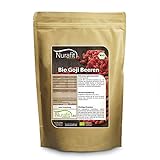 NuraFit BIO Goji Beeren | 500g / 0.5kg | ungeschwefelt und naturbelassen | Raw Vegan Superfood Snack | zertifizierte Premiumqualitt nach DE-001-KO