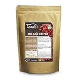 NuraFit BIO Goji Beeren | 500g / 0.5kg | ungeschwefelt und naturbelassen | Raw Vegan Superfood Snack | zertifizierte Premiumqualitt nach DE-001-KO