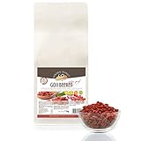 Goji Beeren sonnengetrocknet 1kg| ungeschwefelt| ohne Zustze | frisch aus neuer Ernte | Glutenfrei | weiche Konsistenz| Rohkostqualitt| Golden Peanut