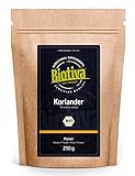 Koriander Bio gemahlen 250g - Hochwertigste Bio-Qualitt aus dem Mittelmeerraum - 100% Bio-zertifiziert in Deutschland (DE-KO-005) - Perfekt zu indischen und asiatischen Gerichten