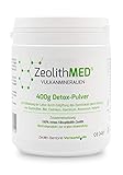Zeolith MED Detox-Pulver 400g, CE zertifiziertes Medizinprodukt
