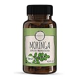 AQAYO Moringa Kapseln | 100% Bio-Moringa Oleifera | 90 vegane Moringa Kapseln fr 30-45 Tage