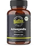 Ashwagandha Bio Kapseln - 1500mg Tagesdosis - Withania Somnifera - indische Ayurveda - 150 Stck ohne Zustze - Hchste Reinheit - Abgefllt in Deutschland (DE-KO-005)