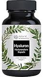 Hyaluronsure Kapseln - Hochdosiert mit 500mg - Mehrfacher Sieger 2018/2019* - 500-700 kDa - 90 Kapseln - Laborgeprft, vegan und hergestellt in Deutschland