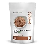 Natrea BIO Flohsamenschalen 500g | reich an natrlichen Schleim - und Ballaststoffen in Deutschland geprfte premium Qualitt naturbelassen Vegan, Laktose - und Glutenfrei