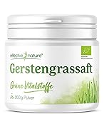 Gerstengrassaft Pulver - Reich an Eisen, Zink und Folsure, Hochwertige Bio-Qualitt, 200 g