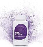 Natrea MSM Kapseln | vegan | 99,9% reines, hochdosiertes, organisches Schwefel Pulver 150 Kapseln  800mg MSM (Methylsulphonylmethan) ca. 75 Tage Anwendung