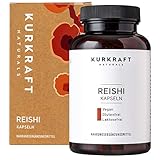 Kurkraft Reishi Extrakt (120 Kapseln) - 35% bioaktive Polysaccharide - LABORGEPRFT - 500mg je Kapsel - Vegan - ohne Zusatzstoffe - Sorgfltig hergestellt in Deutschland